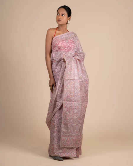 Everyday Comfort  Floral Kora Saree
