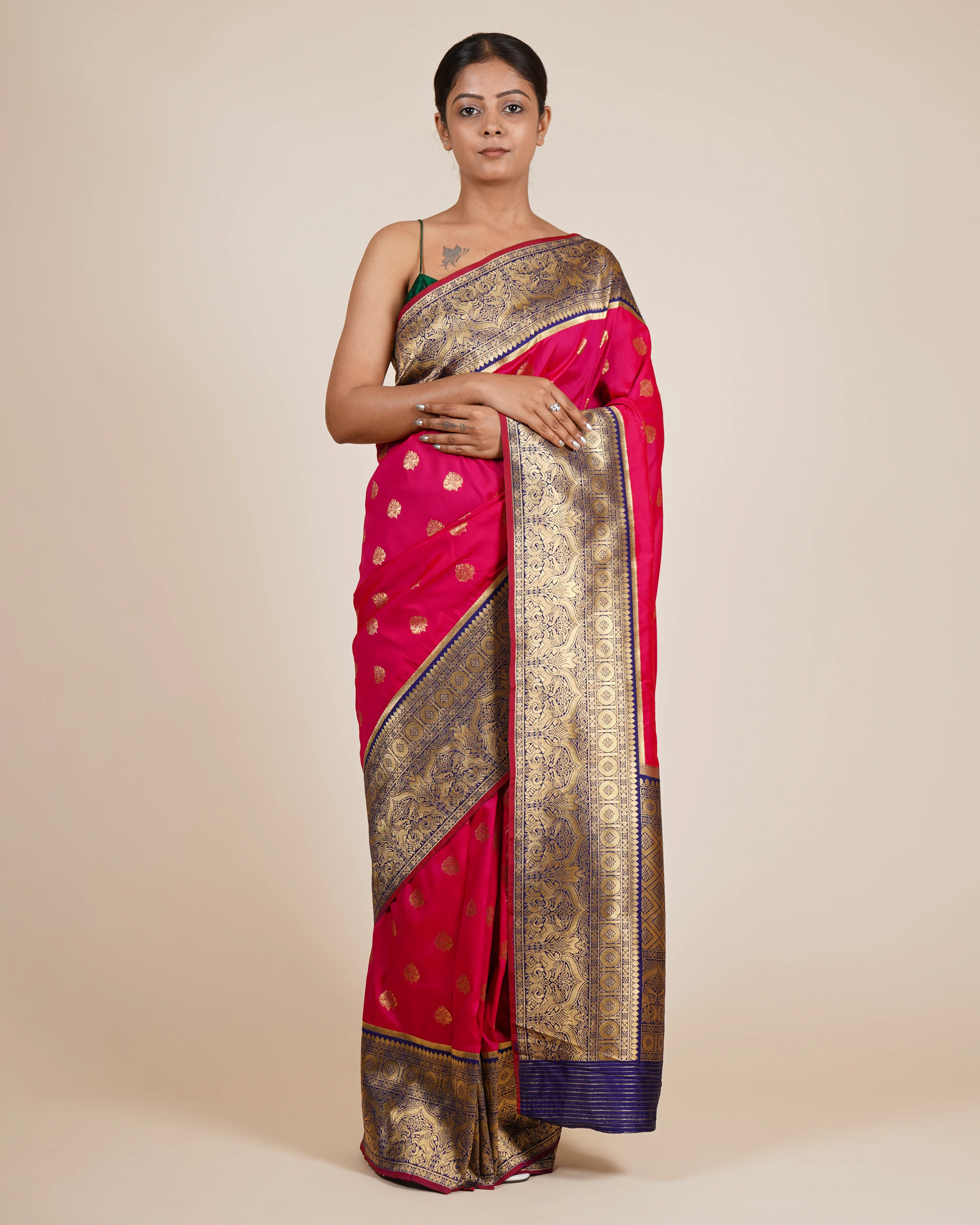 Evening Glam Rani Silk Saree