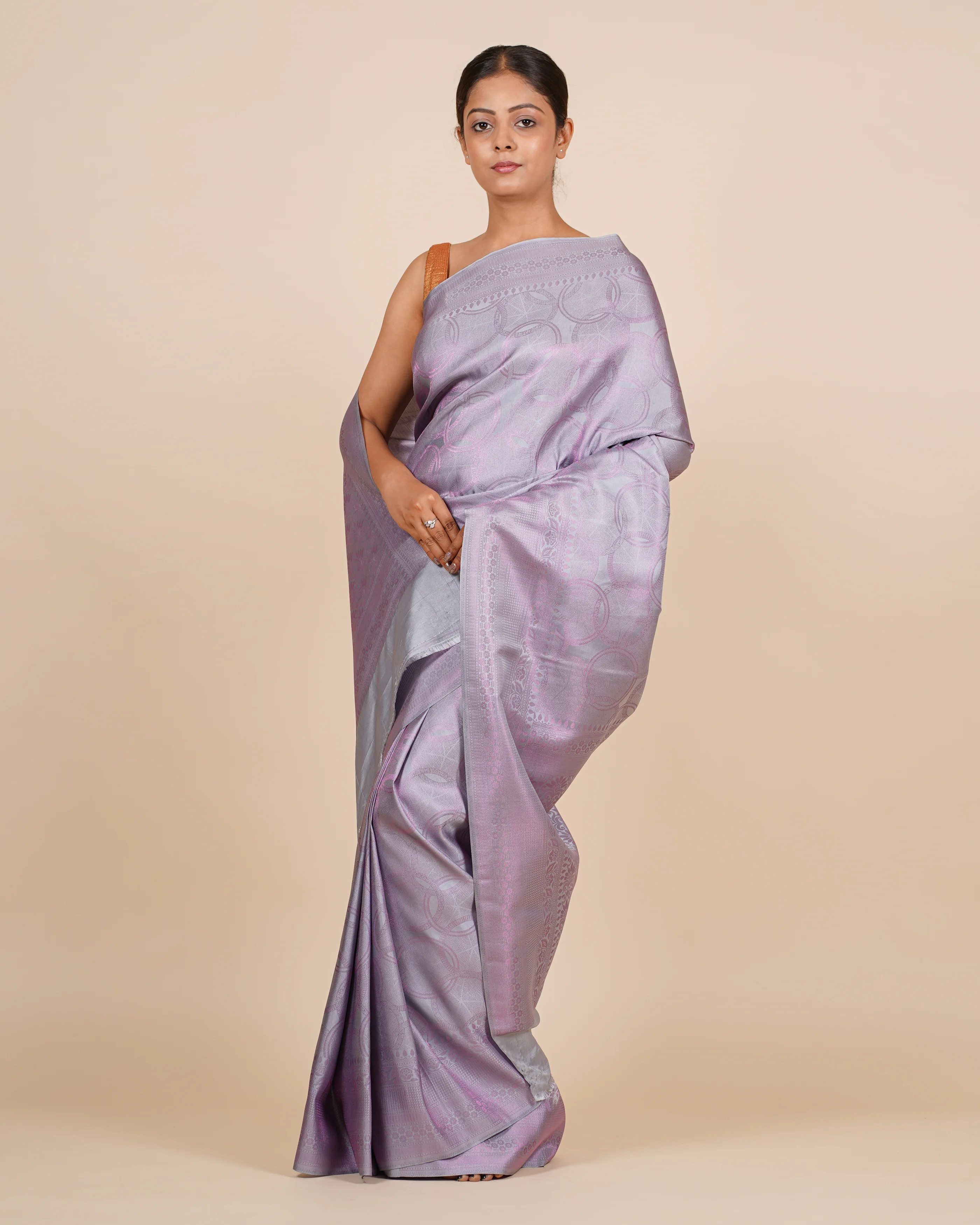 Everyday Comfort with Softy Grey Saree